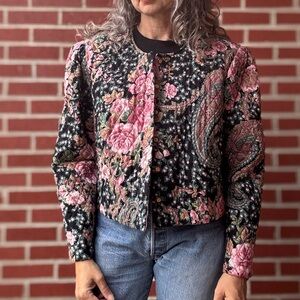 Vintage Floral Paisley Jacket